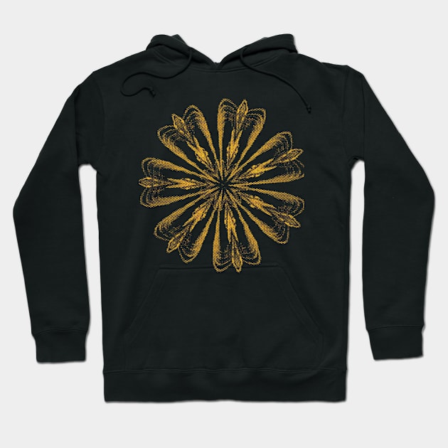 Golden Flower Hoodie by viviUk